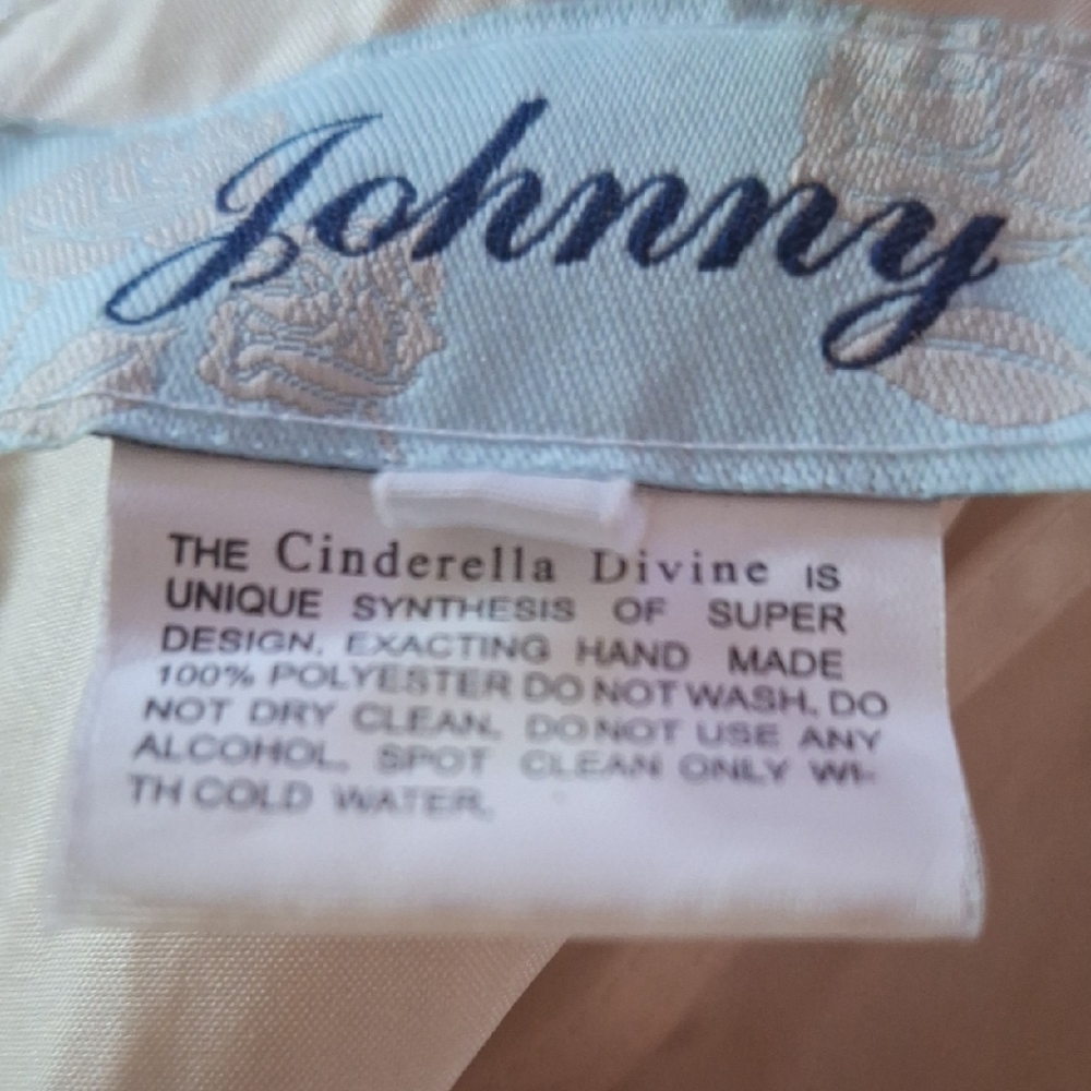 By Johnny Cream and Silver Strapless Gown with Sweetheart Neckline Size 4 - Picture 12 of 12